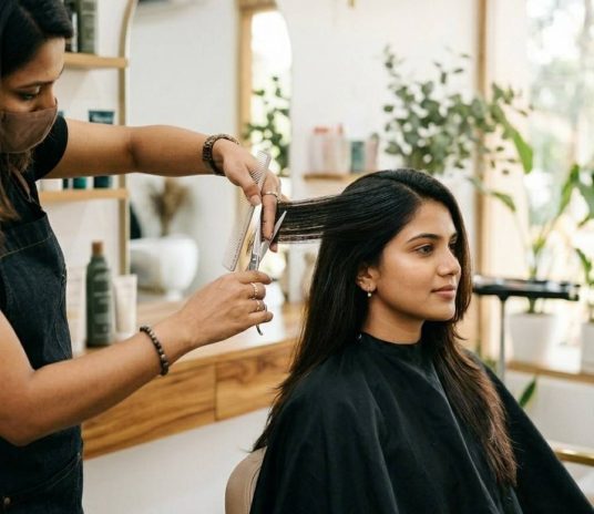 Hair Care Service at Glamour Beauty Hub - Beauty Salon in Wayanad