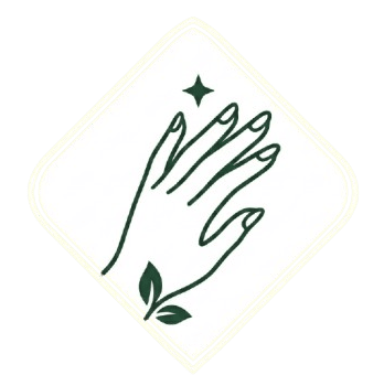Line art icon representing professional nail care and manicure services.
