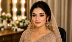 A stunning bride featuring professional HD bridal makeup and traditional jewelry after a transformation at Glamour Beauty Hub Wayanad.